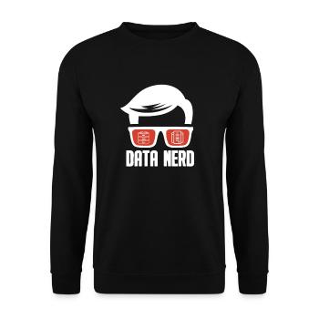 Data Science Analyst Data Scientist - Sweat-shirt Unisexe - noir - Devant - Alina (178cm) & Michal (187cm)