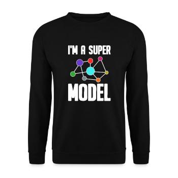 Data Science Analyst Data Scientist - Unisex Pullover - Schwarz - Vorne - Alina (178cm) & Michal (187cm)