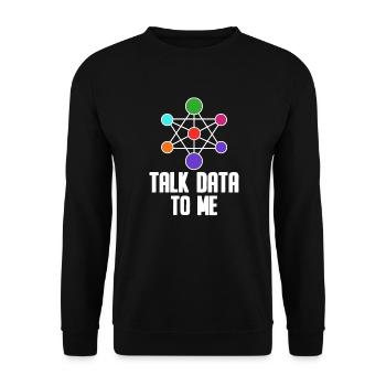 Data Science Analyst Data Scientist - Unisex Pullover - Schwarz - Vorne - Alina (178cm) & Michal (187cm)