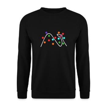 Data Science Analyst Data Scientist - Unisex Pullover - Schwarz - Vorne - Alina (178cm) & Michal (187cm)