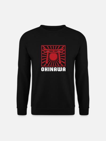 Japanische Kunst Okinawa Japan - Unisex Pullover - Schwarz