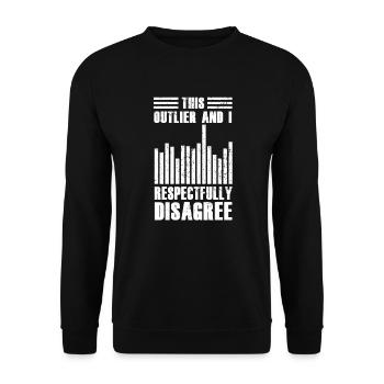 Data Science Analyst Data Scientist - Unisex Pullover - Schwarz - Vorne - Alina (178cm) & Michal (187cm)