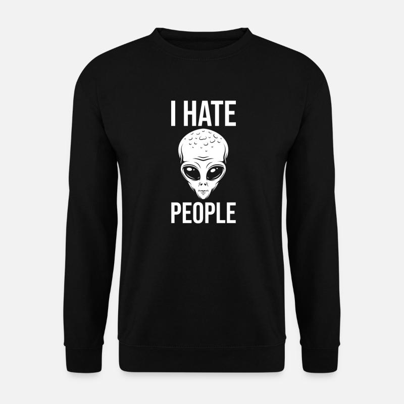 Alien extraterrestrial - Unisex Sweatshirt - black