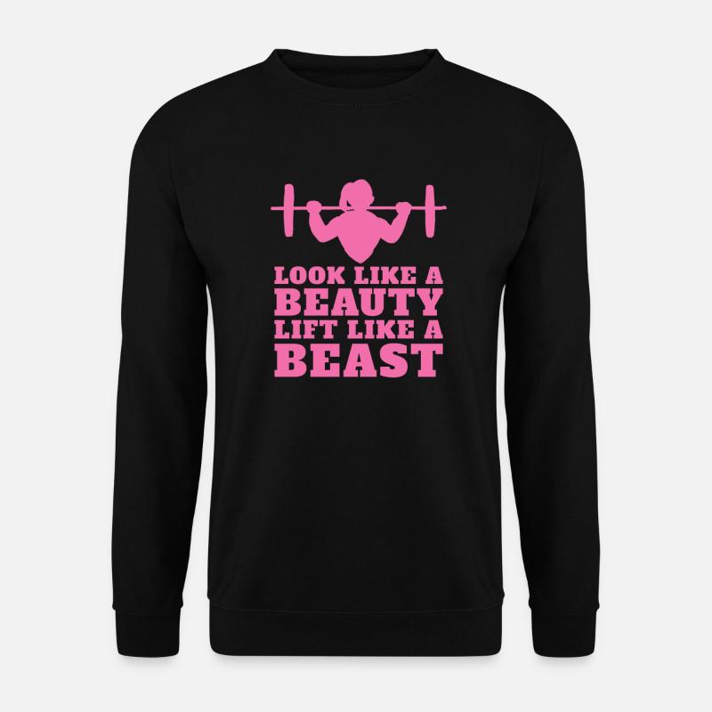 Gewichtheben Gewichtheber Langhantel - Unisex Pullover - Schwarz