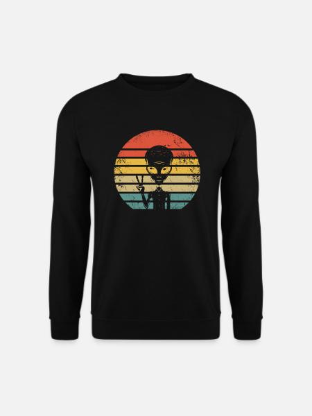 Alien extraterrestrial - Unisex Sweatshirt - black