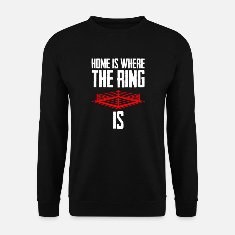 Boxen Boxkampf Boxer - Unisex Pullover - Schwarz