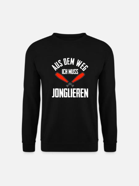 Jonglieren Jongleur - Unisex Pullover - Schwarz