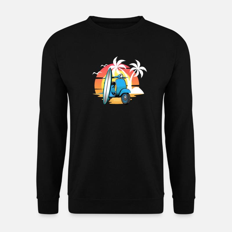 Scooter scooter mobylette scooter - Sweat-shirt Unisexe - noir