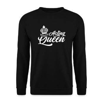 Théâtre Théâtre - Sweat-shirt Unisexe - noir - Devant - Alina (178cm) & Michal (187cm)