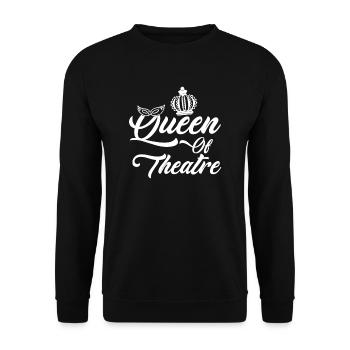 Théâtre Théâtre - Sweat-shirt Unisexe - noir - Devant - Alina (178cm) & Michal (187cm)