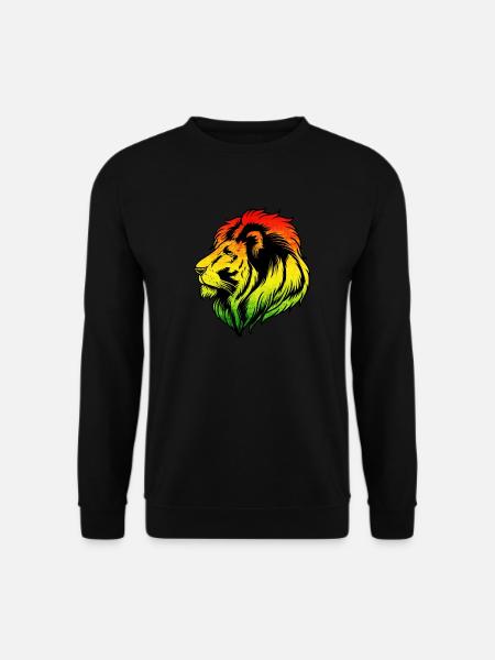 Reggae Music Lion Rasta Rastafari - Unisex Sweatshirt - black
