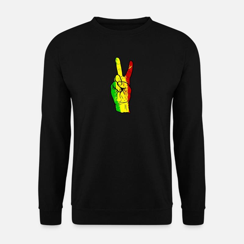 Reggae Music Rasta Rastafari - Unisex Sweatshirt - black