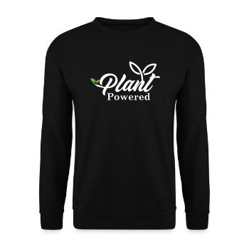 Vegan Veganismus Gemüse Veganer - Unisex Pullover - Schwarz - Vorne - Alina (178cm) & Michal (187cm)