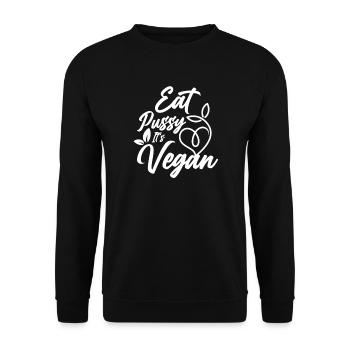 Vegan Veganismus Gemüse Veganer - Unisex Pullover - Schwarz - Vorne - Alina (178cm) & Michal (187cm)