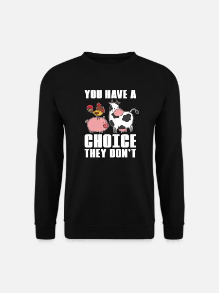 Veggie Gemüse Vegetarisch Vegetarier - Unisex Pullover - Schwarz