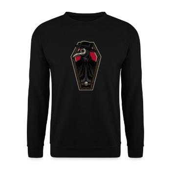Steampunk Mechanics Victorian Cosplay - Unisex Sweatshirt - black - Front - Alina (178cm) & Michal (187cm)