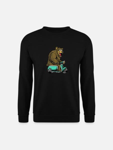 Scooter knallert scooter - Unisex sweater - sort