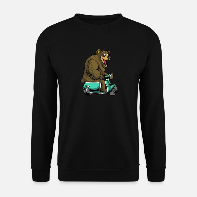 Scooter scooter mobylette scooter - Sweat-shirt Unisexe - noir