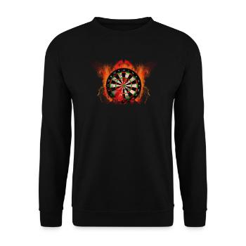 Dart Darter Dart sport - Unisex Sweatshirt - black - Front - Alina (178cm) & Michal (187cm)