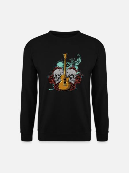 Guitare électrique guitare - Sweat-shirt Unisexe - noir