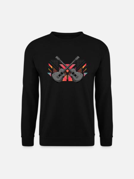 Electric Guitar Electric Guitar Guitarist Guitar Guitar - Unisex Sweatshirt - black