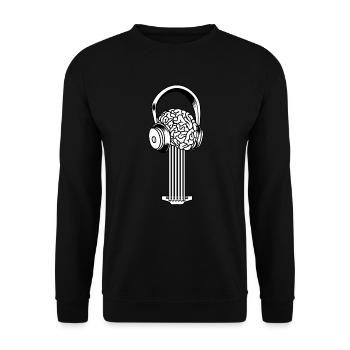Electric Guitar Electric Guitar Guitarist Guitar Guitar - Unisex Sweatshirt - black - Front - Alina (178cm) & Michal (187cm)