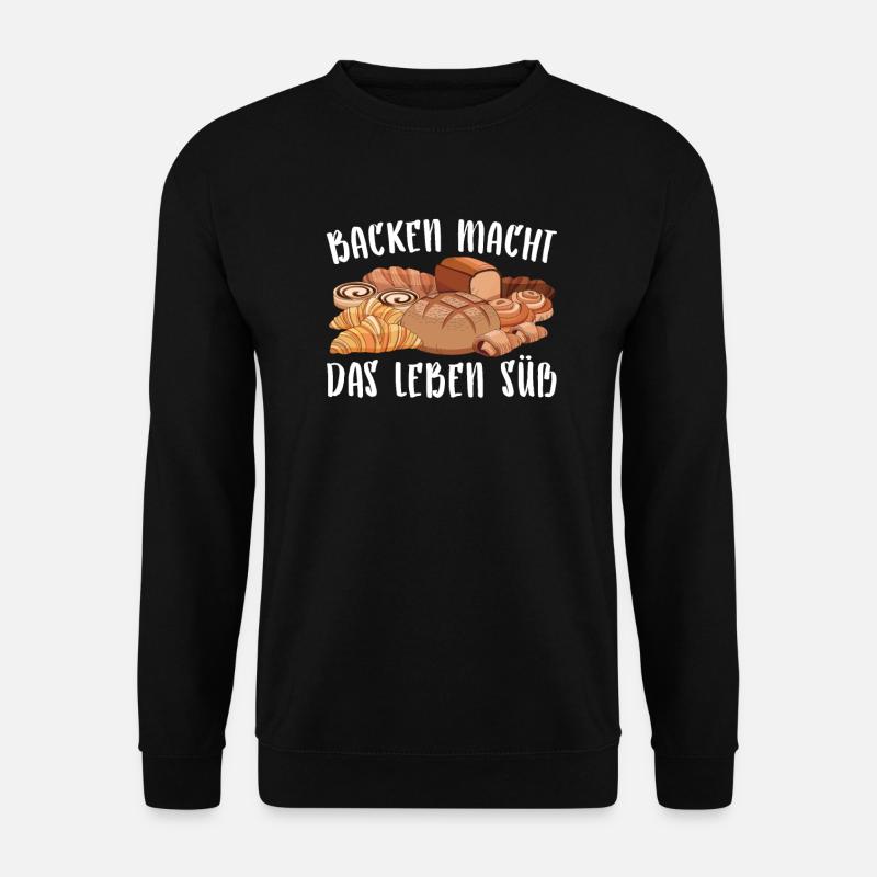 Bäcker Backen Konditor - Unisex Pullover - Schwarz