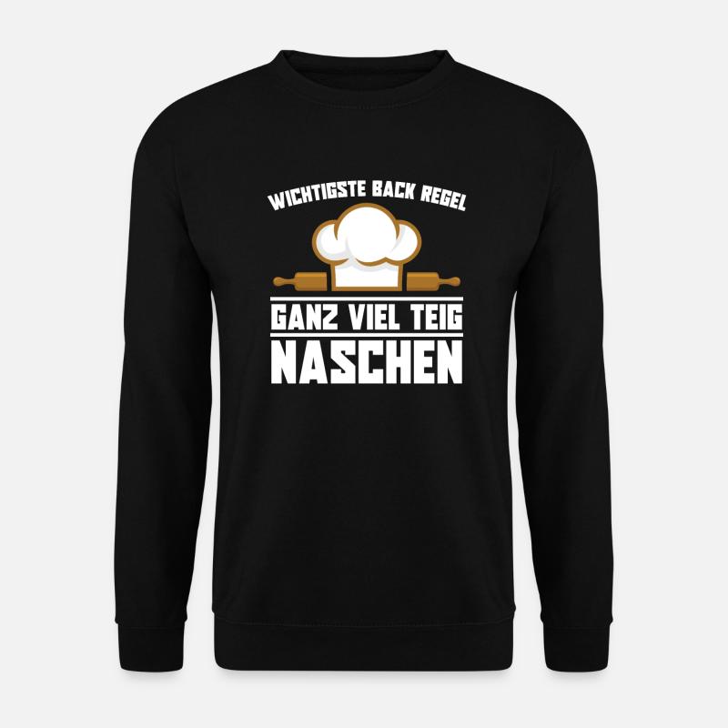 Bäcker Backen Konditor - Unisex Pullover - Schwarz