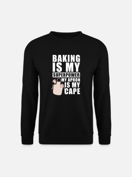 Baker Baking Pastry Chef - Unisex Sweatshirt - black