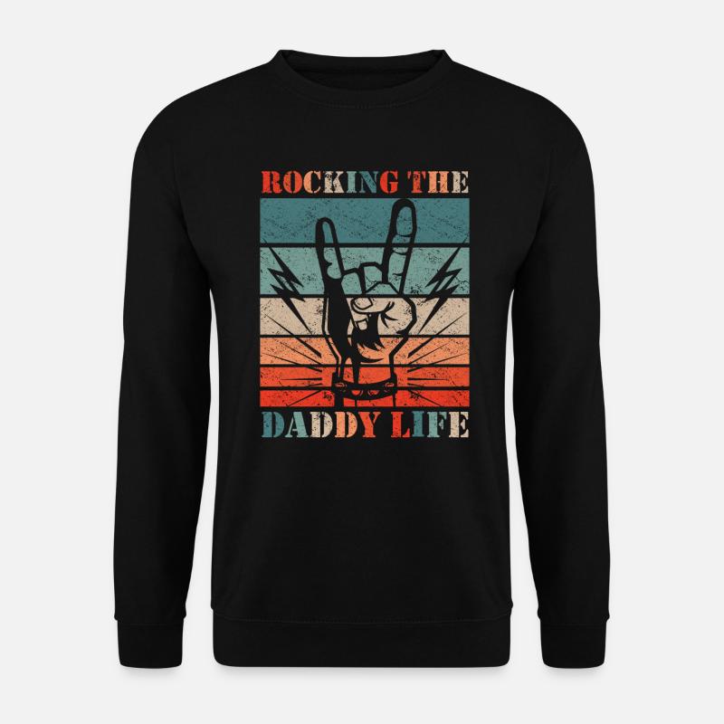 Papa Father Father's Day - Unisex Sweatshirt - black