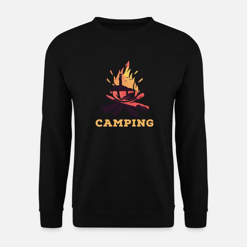 Camping Camping Campsite Camping - Unisex Sweatshirt - black
