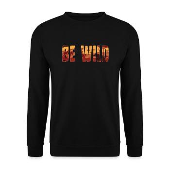 Camping Camping Campsite Camping - Unisex Sweatshirt - black - Front - Alina (178cm) & Michal (187cm)