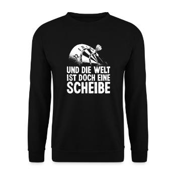 Dart Darter Dartsport - Unisex Pullover - Schwarz - Vorne - Alina (178cm) & Michal (187cm)