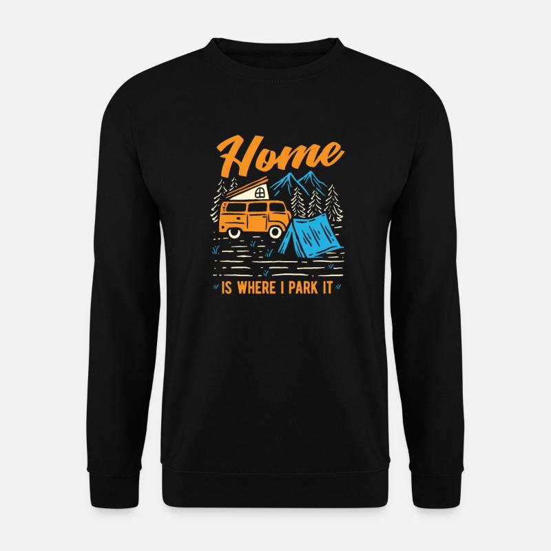 Camper Bus Caravan Camper Bus - Sweat-shirt Unisexe - noir