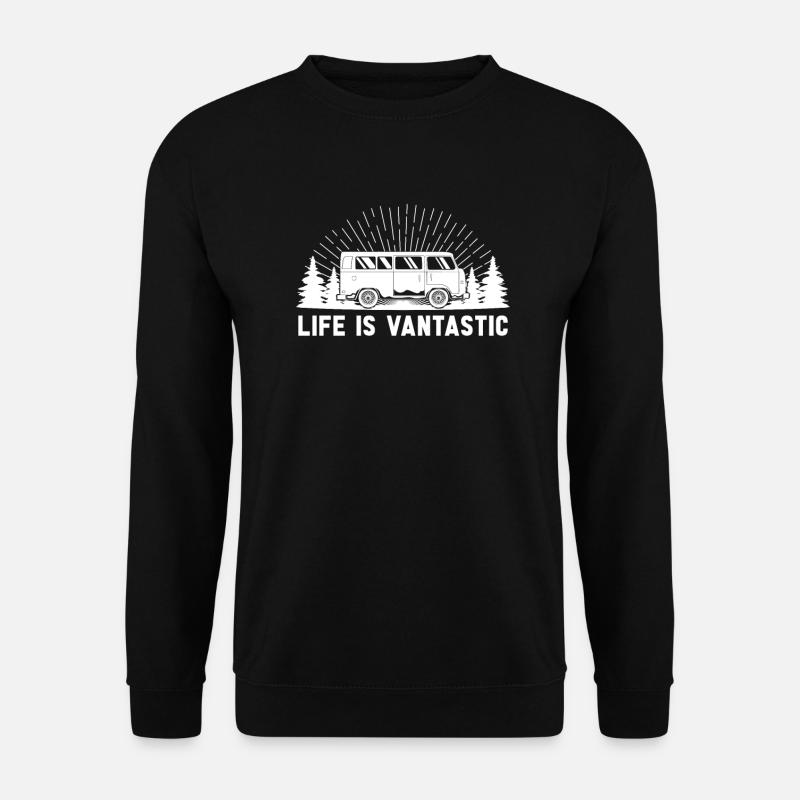 Camper Bus Caravan Camper Bus - Sweat-shirt Unisexe - noir