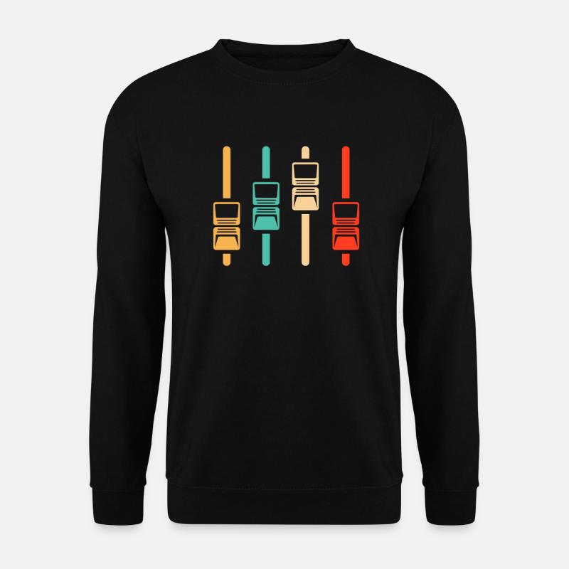 Rétro-tontechnicien Sound Vintage Audio Engineer - Sweat-shirt Unisexe - noir