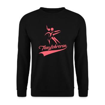Tanzen Tänzer Tanz - Unisex Pullover - Schwarz - Vorne - Alina (178cm) & Michal (187cm)