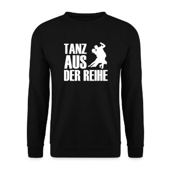 Tanzen Tänzer Tanz - Unisex Pullover - Schwarz - Vorne - Alina (178cm) & Michal (187cm)