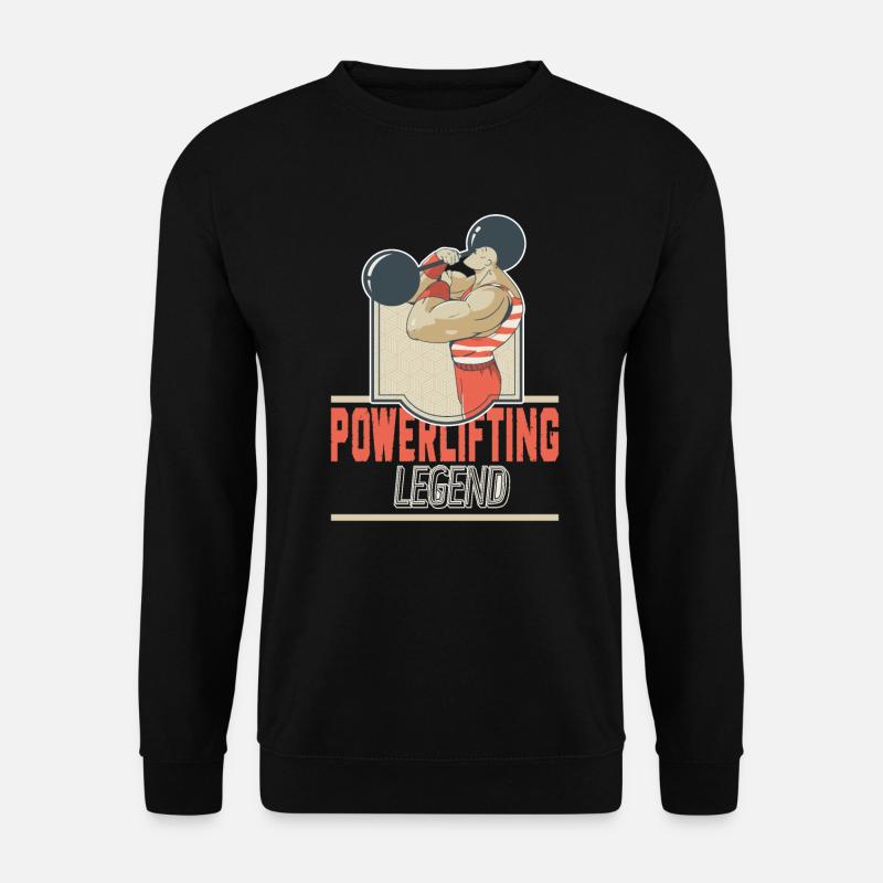 Power Triathlon Powerlifting Powerlifter - Unisex Sweatshirt - black