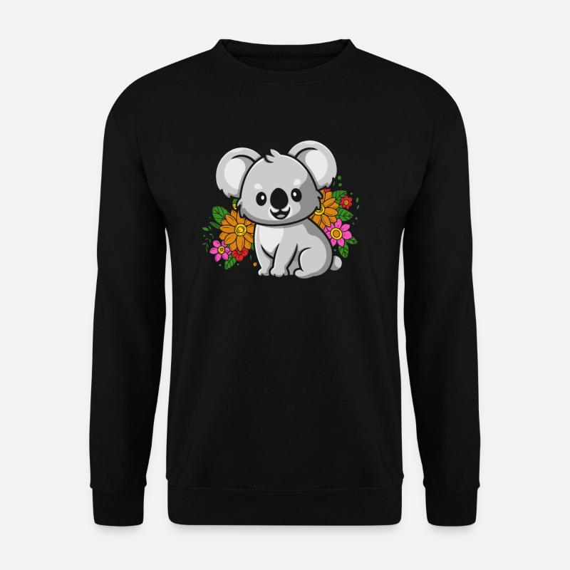 Koala Koalabär - Unisex Pullover - Schwarz
