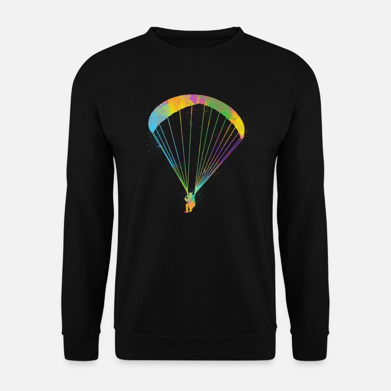 Paragleiter Gleitschirmfliegen Paragleiten - Unisex Pullover - Schwarz