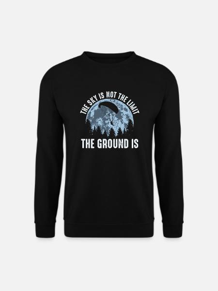 Paragliding Paragliding Paragliding Paragliding - Unisex Sweatshirt - black