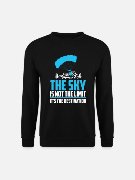 Paragliding Paragliding Paragliding Paragliding - Unisex Sweatshirt - black