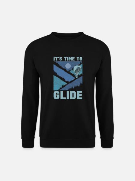 Paragleiter Gleitschirmfliegen Paragleiten - Unisex Pullover - Schwarz