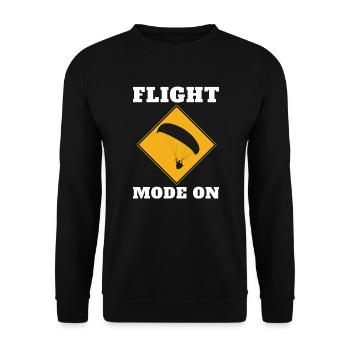 Paragliding Paragliding Paragliding Paragliding - Unisex Sweatshirt - black - Front - Alina (178cm) & Michal (187cm)