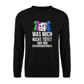 board game - Unisex Sweatshirt - black - Front - Alina (178cm) & Michal (187cm)