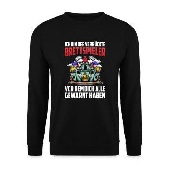 board game - Unisex Sweatshirt - black - Front - Alina (178cm) & Michal (187cm)
