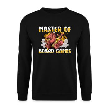 board game - Unisex Sweatshirt - black - Front - Alina (178cm) & Michal (187cm)
