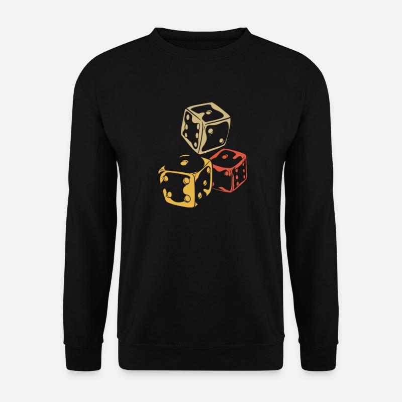 Retro Vintage Brettspiel - Unisex Pullover - Schwarz