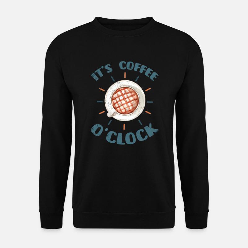 Kaffee Kaffeetrinker Kaffeeliebhaber - Unisex Pullover - Schwarz